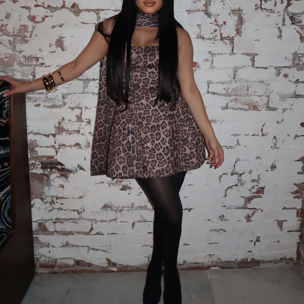 Leopard Print Women's Dress